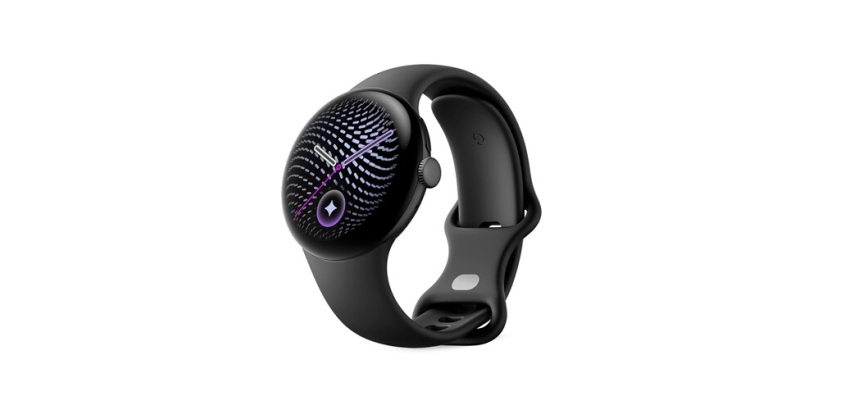 Montre connectée Google Pixel Watch 5 41 mm 4G Noir Mat avec bracelet sport caoutchouc Noir Volcanique