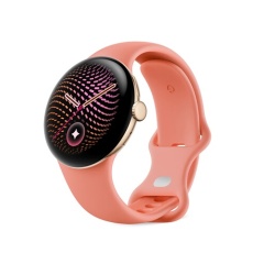 Montre connectée Google Pixel Watch 5 41 mm Bluetooth Or avec bracelet sport caoutchouc Rose