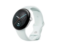 Montre connectée Google Pixel Watch 5 45 mm Bluetooth Argent avec bracelet sport caoutchouc Gris et Vert