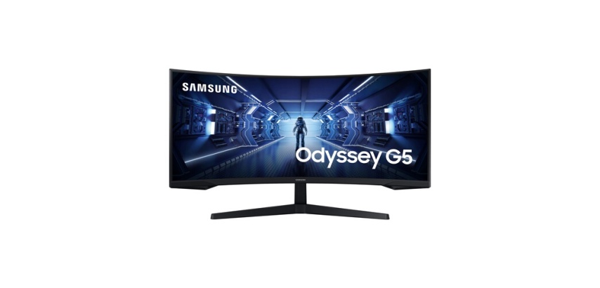 Ecran PC Samsung Gaming Odyssey G5 G55T 34" Incurvé 165 Hz UWQHD