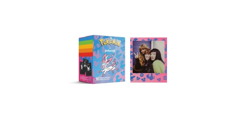 Papier photo instantané Polaroid Double pack de 16 photos Couleur Pokémon Nymphali Edition pour appareil Go