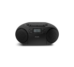 Radio Philips TAZ2200 avec lecteur CD multisource FM Noir