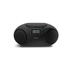 Radio Philips TAZ2200 avec lecteur CD multisource FM Noir