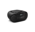 Radio Philips TAZ2200 avec lecteur CD multisource FM Noir