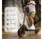 Trottinette électrique Urbanglide E-Cross Max 2x2 2ème génération 1200 W Noir
