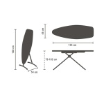 Table a repasser Brabantia D 135*45 cm avec housse en coton Fair Trade