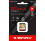 Carte mémoire SD Sandisk Extreme PLUS UHS-I 64 Go pour Appareil photo Réflex Hybride Caméscope Ordinateurs portables