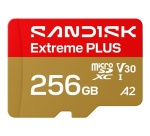 Carte mémoire micro SD Sandisk Extreme PLUS UHS-I 256 Go pour Drone Appareils Android Consoles de jeu portables