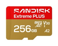 Carte mémoire micro SD Sandisk Extreme PLUS UHS-I 256 Go pour Drone Appareils Android Consoles de jeu portables