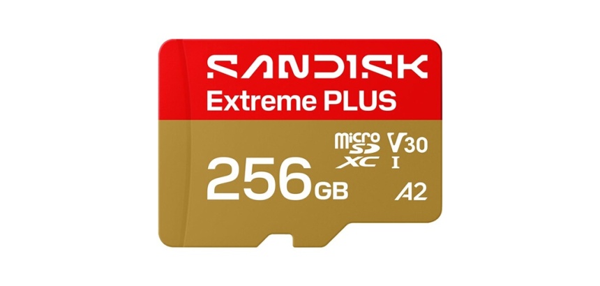 Carte mémoire micro SD Sandisk Extreme PLUS UHS-I 256 Go pour Drone Appareils Android Consoles de jeu portables