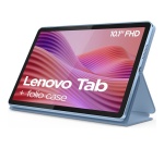 Tablette tactile Lenovo Pack Tab 10,1" 128 Go Bleu polaire + Coque de protection