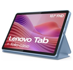 Tablette tactile Lenovo Pack Tab 10,1" 128 Go Bleu polaire + Coque de protection