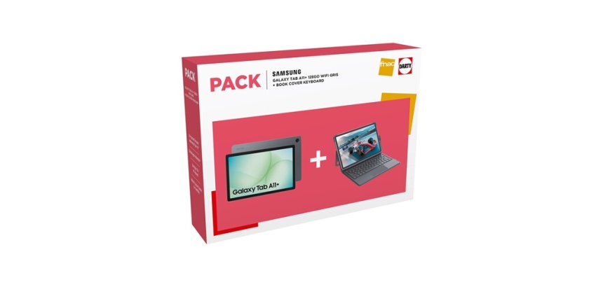 Tablette tactile Samsung Pack Galaxy Tab A11+ 11" 128 Go Gris + Book Cover Keyboard