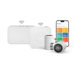 Thermostat connecté Tado Kit de démarrage Multiroom intelligent sans fil X 2e gén. Blanc + 2 Têtes thermostatiques intelligentes X
