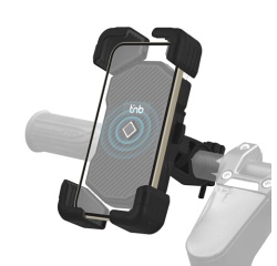 Divers équipement ou accessoire vélo Tnb Support smartphone renforcé avec verrouillage automatique vélo et trottinette Urban Moov Noir