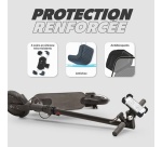 Divers équipement ou accessoire vélo Tnb Support smartphone renforcé avec verrouillage automatique vélo et trottinette Urban Moov Noir