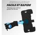 Divers équipement ou accessoire vélo Tnb Support smartphone renforcé avec verrouillage automatique vélo et trottinette Urban Moov Noir