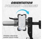 Divers équipement ou accessoire vélo Tnb Support smartphone renforcé avec verrouillage automatique vélo et trottinette Urban Moov Noir