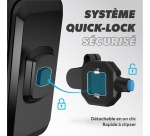 Divers équipement ou accessoire vélo Tnb Support smartphone en coque rigide avec système Quick Lock Urban Moov Noir