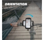 Divers équipement ou accessoire vélo Tnb Support smartphone en coque rigide avec système Quick Lock Urban Moov Noir