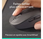 Souris Logitech Ensemble sans fil Signature M650 Graphite + Tapis de souris Logitech Noir