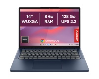 PC portable Lenovo Chromebook 14M8911 14" MediaTek Kompanio 8 Go RAM 128 Go eMMC Bleu Cosmique