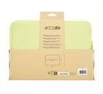 Housse PC Portable Accsup Vert pour MacBook Neo Air et Pro de 13"