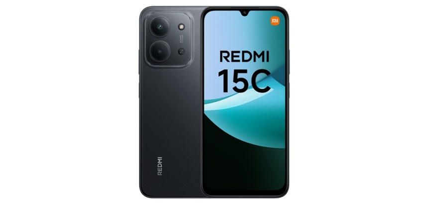 Smartphone Xiaomi Redmi 15C 6.9" Double nano SIM 128 Go Noir minuit
