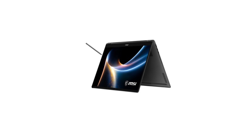PC portable Msi Prestige 16 Flip AI+ C3MTG-074FR 16" Ecran tactile Copilot+PC Intel Core Ultra X9 32 Go RAM 1 To SSD Gris platine