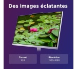 PC tout en un Lenovo A100 23,8" Intel N100 16 Go RAM 512 Go SSD Gris nuage