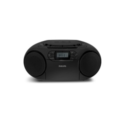 Radio Philips TAZ2500 avec lecteur CD multisource FM/DAB+/DAB Noir
