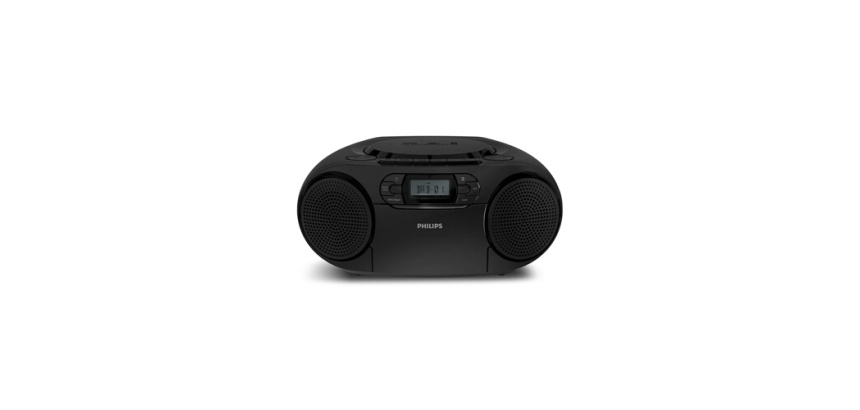 Radio Philips TAZ2500 avec lecteur CD multisource FM/DAB+/DAB Noir