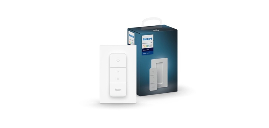 Accessoire pour lampe connectée Philips Hue Hue Dim Switch Télécommande nomade variateur de lumière