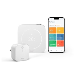 Thermostat connecté Tado Kit de démarrage filaire et Intelligent 2e gén Blanc