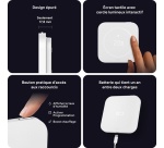 Thermostat connecté Tado Kit de démarrage filaire et Intelligent 2e gén Blanc