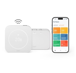Thermostat connecté Tado Kit de démarrage sans fil et Intelligent 2e gén Blanc