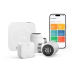 Thermostat connecté Tado Kit de démarrage filaire et Intelligent 2e gén + 2 Têtes thermostatiques intelligentes X Blanc