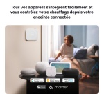 Thermostat connecté Tado Kit de démarrage filaire et Intelligent 2e gén + 2 Têtes thermostatiques intelligentes X Blanc