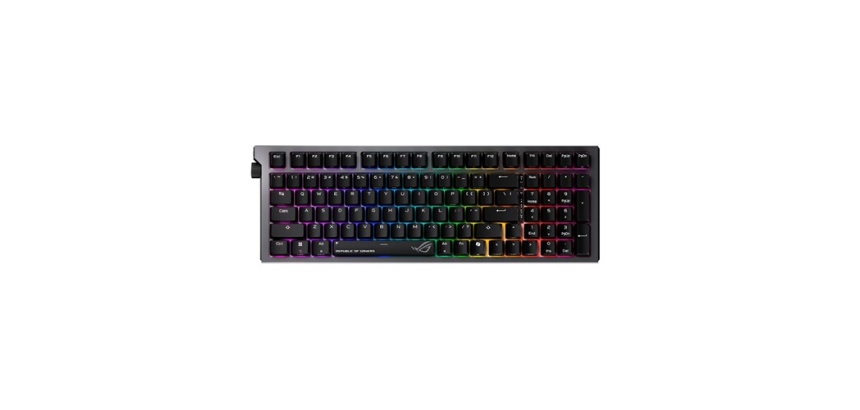 Clavier Asus gaming sans fil Azerty ROG Strix Morph 96 Noir