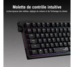 Clavier Asus gaming sans fil Azerty ROG Strix Morph 96 Noir