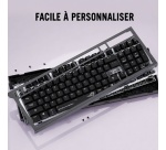 Clavier Asus gaming sans fil Azerty ROG Strix Morph 96 Noir