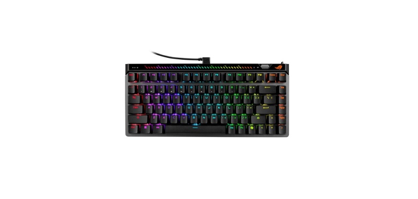 Clavier Asus gaming avec fil Azerty ROG Falchion Ace 75 HE V2X Noir