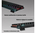 Clavier Asus gaming avec fil Azerty ROG Falchion Ace 75 HE V2X Noir