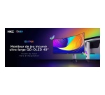 Ecran PC Hkc Gaming GS49UK 49" Incurvé 240 Hz 4K UHD Blanc