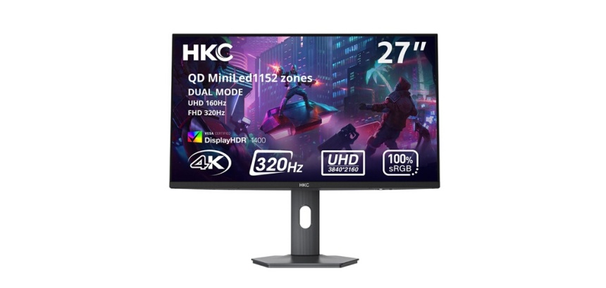 Ecran PC Hkc Gaming G27M7Pro 27" 160 Hz 4K Gris anthracite