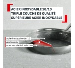 Poêle Tefal Master Ceramic 24 cm E5330404 Argent