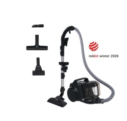 Aspirateur sans sac Hoover Traineau HP4 Spécial animaux Noir Argent