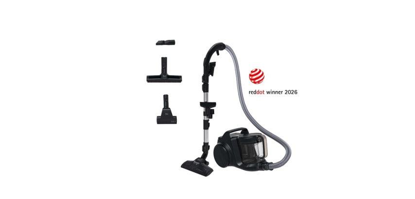 Aspirateur sans sac Hoover Traineau HP4 Spécial animaux Noir Argent