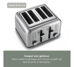 Grille pain Riviera Et Bar 4 fentes courtes QGP240