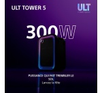 Enceinte Sono DJ Sony sans fil Bluetooth SRS-ULT500 Tower 5 festive Noir